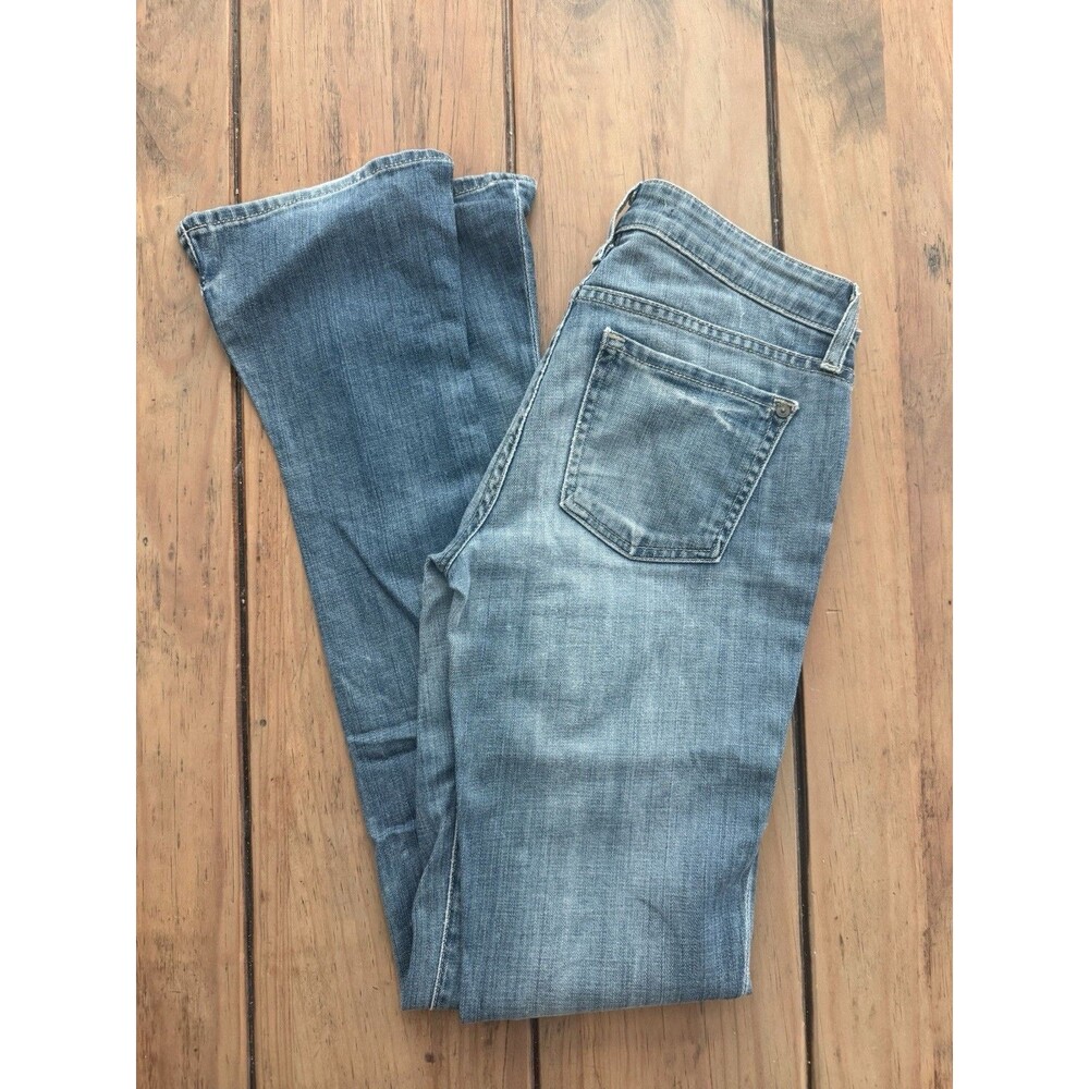 Vince Baby Bell Flare Jeans Size 26 Button Fly Made in USA Y2K Denim
